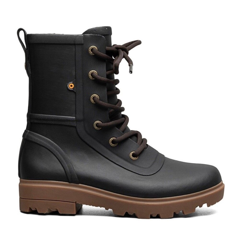 BOGS Women's Holly Waterproof  Rain Lace Up Tall Boot 01136 Sz 10 New